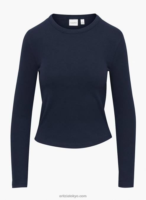 リブド クルーネック ロングスリーブ P2L801742 Aritzia リトル リブド ヒップ ロングスリーブ