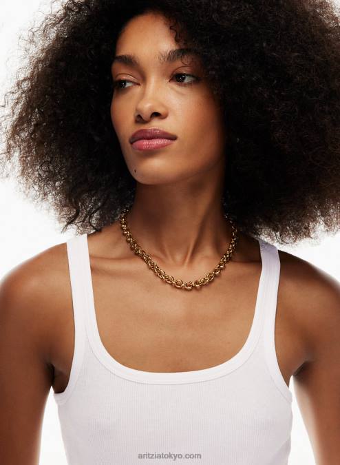 リブ スクープネック タンク P2L801936 アリツィア アポロ タンク