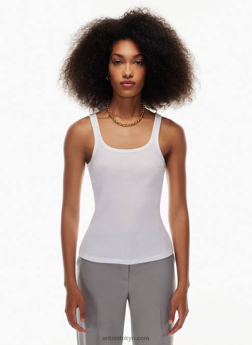 リブ スクープネック タンク P2L801938 アリツィア アポロ タンク