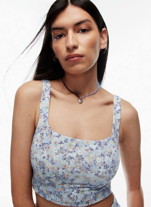 クロップド スクエアネック タンクトップ P2L802089 Aritzia Vacay クロップド タンクトップ