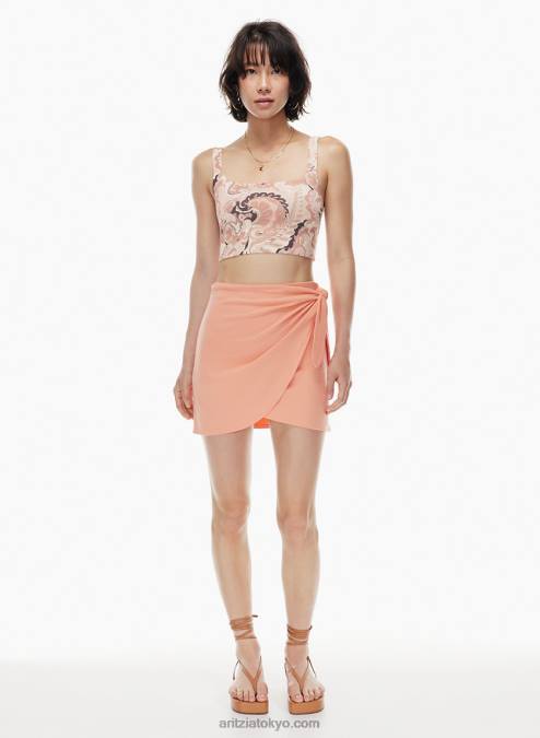 クロップド スクエアネック タンクトップ P2L802114 Aritzia Vacay クロップド タンクトップ