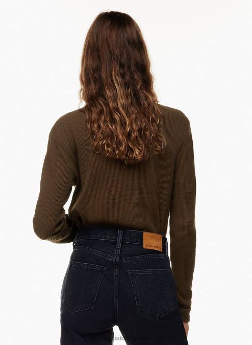 ワッフル ヘンリー ロングスリーブ P2L802119 アリツィア The Gia Henley Thermal Longsleeve