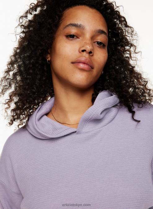 ワッフルニットパーカー P2L802177 Aritzia Bloor Waffle Hoodie