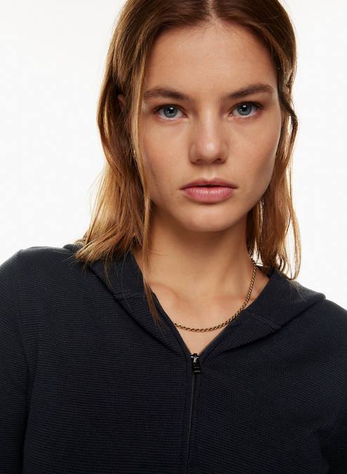 ジップアップ ワッフル パーカー P2L802197 Aritzia Palmer Wafflex Zip Hoodie