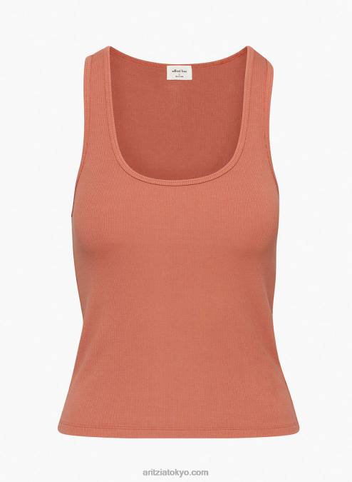 スクープネック タンクトップ P2L802263 Aritzia Key Go-To タンク