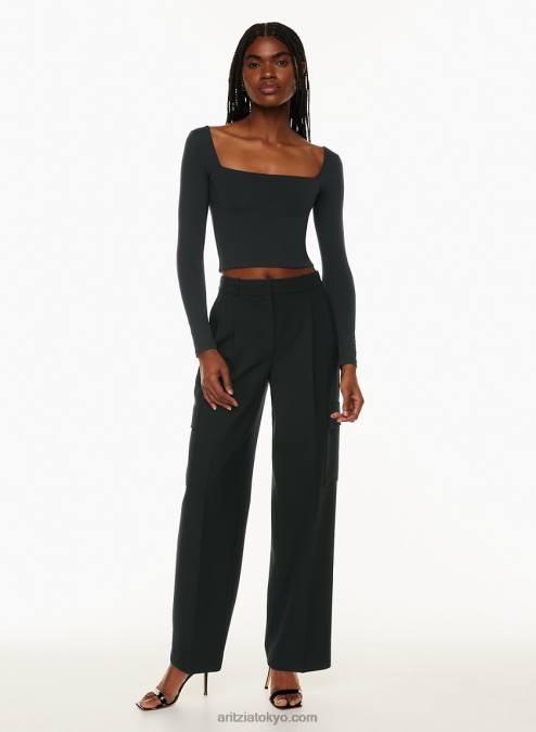スクエアネック ロングスリーブ P2L80232 Aritzia Contour Squareneck Longsleeve
