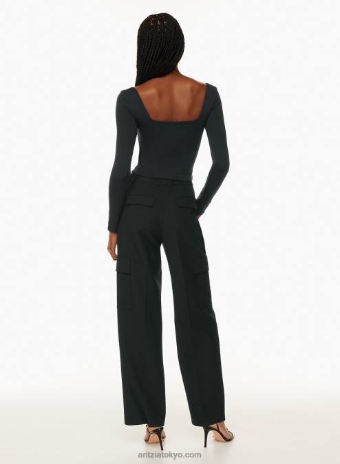 スクエアネック ロングスリーブ P2L80232 Aritzia Contour Squareneck Longsleeve