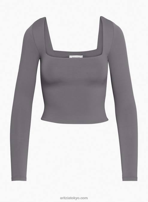 スクエアネック ロングスリーブ P2L80233 Aritzia Contour Squareneck Longsleeve
