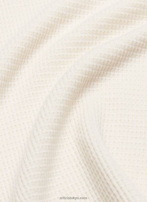 クルーネック ワッフル ロングスリーブ P2L80365 アリツィア ワッフル クルー ボクシー ロングスリーブ