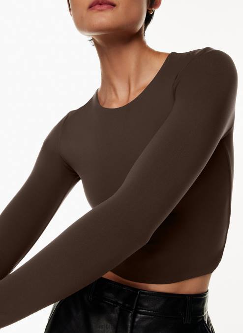 クルーネック ロングスリーブ P2L80401 Aritzia Contour Crew Longsleeve