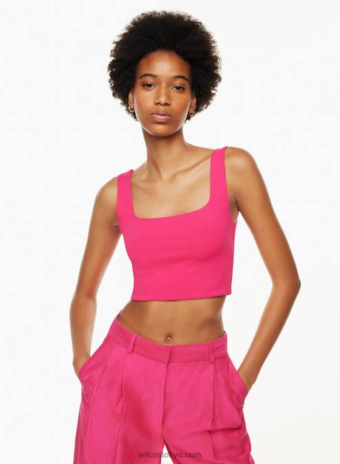 スクエアネッククロップドタンク P2L80406 Aritzia Contour Squareneck Tank