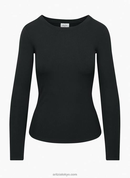 リブ クルーネック ロングスリーブ P2L80422 アリツィア ステラー ロングスリーブ