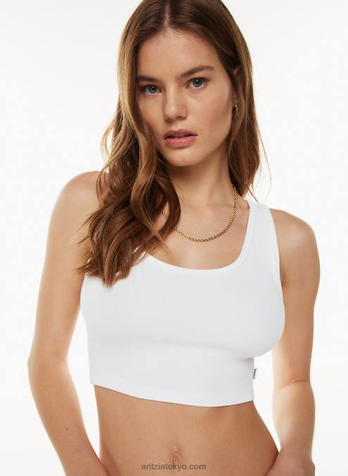 クロップド リブ タンクトップ P2L80465 アリツィア リブ クロップド タンクトップ