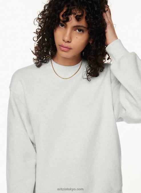 リラックスクルーネックスウェットシャツ P2L805084 Aritzia Cozy Fleece Boyfriend Crew Sweatshirt