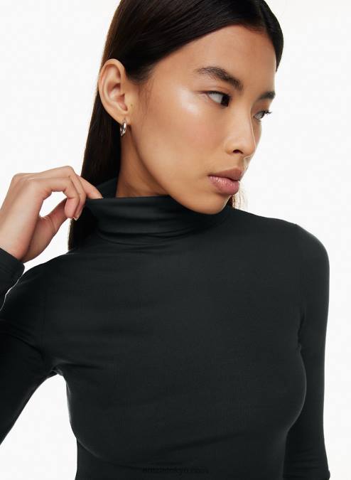 クロップド リブ タートルネック P2L80534 Aritzia Freshman クロップド タートルネック