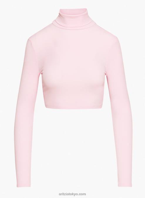 クロップド リブ タートルネック P2L80538 Aritzia Freshman クロップド タートルネック
