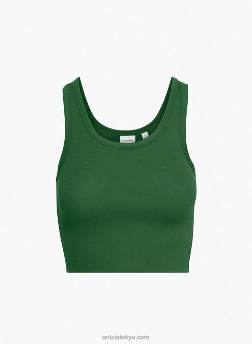 クロップド スクープネック タンク P2L80555 Aritzia Carey クロップド タンク