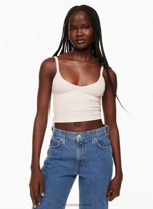 クロップド タンク ウィズ スカラップ エッジ P2L80581 Aritzia Gracie タンク
