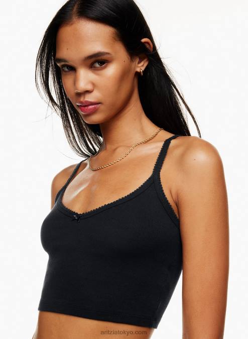 クロップド タンク ウィズ スカラップ エッジ P2L80582 Aritzia Gracie タンク