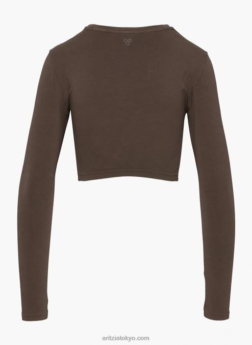 クロップド クルーネック ロングスリーブ P2L80695 Aritzia Chill Ortiz クロップド ロングスリーブ