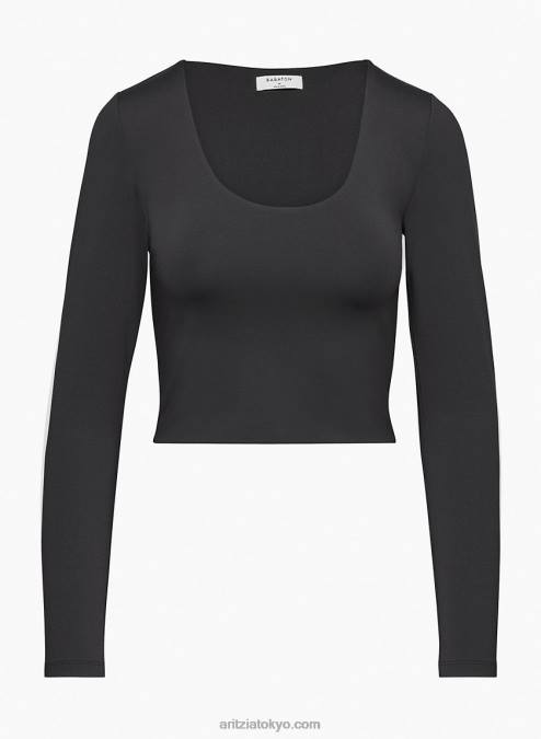 ロングスリーブ スクープネック トップ P2L80787 Aritzia Contour Scoopneck Longsleeve