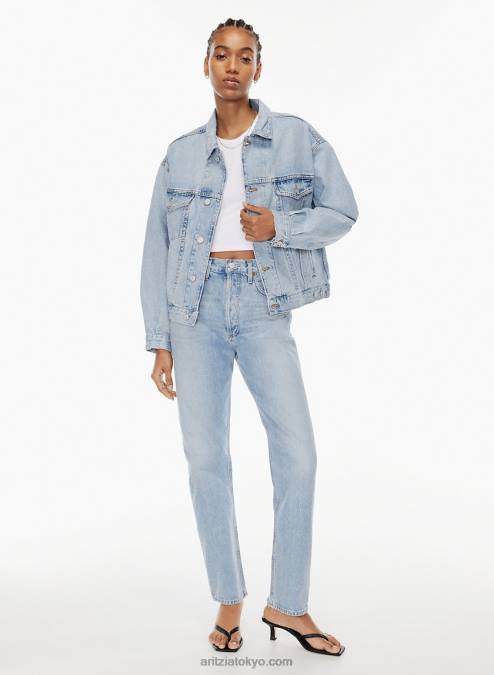 ハイウエスト ストレートレッグ ジーンズ P2L807950 Aritzia 90S ピンチウエスト ジーンズ