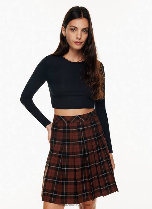 クロップド クルーネック ロングスリーブ P2L8080 Aritzia Bliss クロップド ロングスリーブ