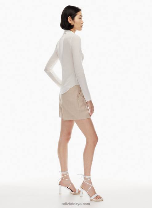 メッシュ ボタンアップ ロングスリーブ P2L80817 アリツィア ポーズ ロングスリーブ