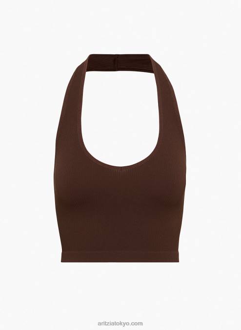 クロップド リブ ホルター タンクトップ P2L80843 Aritzia シームレス ホルター トップ