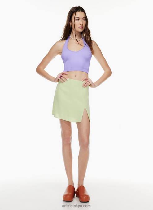 クロップド リブ ホルター タンクトップ P2L80844 Aritzia シームレス ホルター トップ