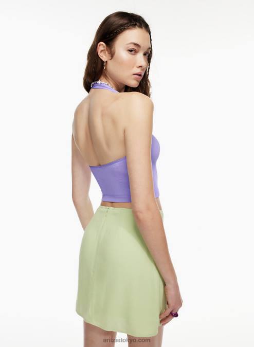 クロップド リブ ホルター タンクトップ P2L80845 Aritzia シームレス ホルター トップ