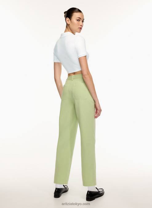 クロップド リブ ポロシャツ P2L80868 Aritzia Audio トップ