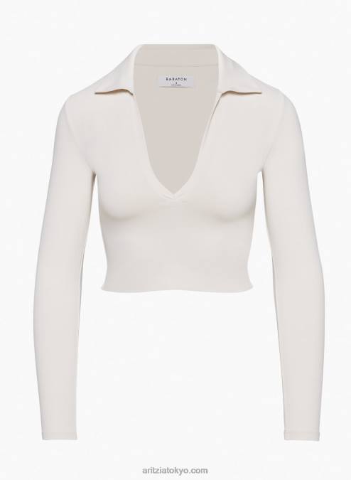 長袖ポロシャツ P2L80879 Aritzia Contour Polo Longsleeve