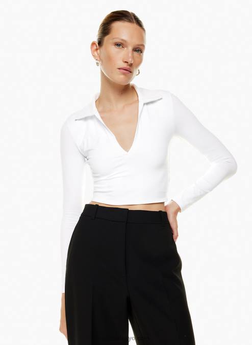 長袖ポロシャツ P2L80882 Aritzia Contour Polo Longsleeve