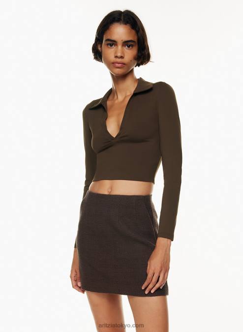 長袖ポロシャツ P2L80883 Aritzia Contour Polo Longsleeve