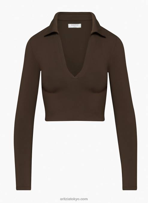 長袖ポロシャツ P2L80883 Aritzia Contour Polo Longsleeve