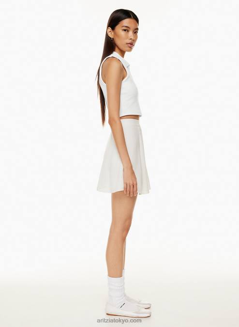 クロップド リブ ポロ タンク P2L80897 Aritzia Knox タンク