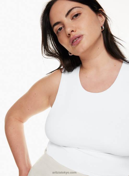 クロップド クルーネック タンクトップ P2L8095 Aritzia Contour Muscle Tank