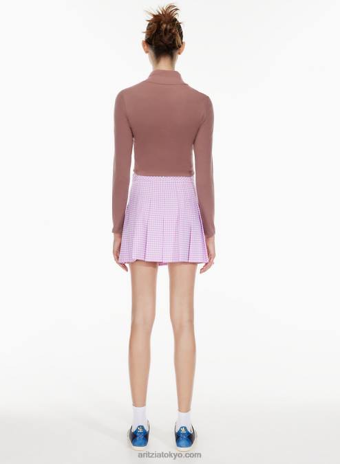 リブ付きハーフジップ ロングスリーブ P2L80957 アリツィア モナーク ジップ ロングスリーブ