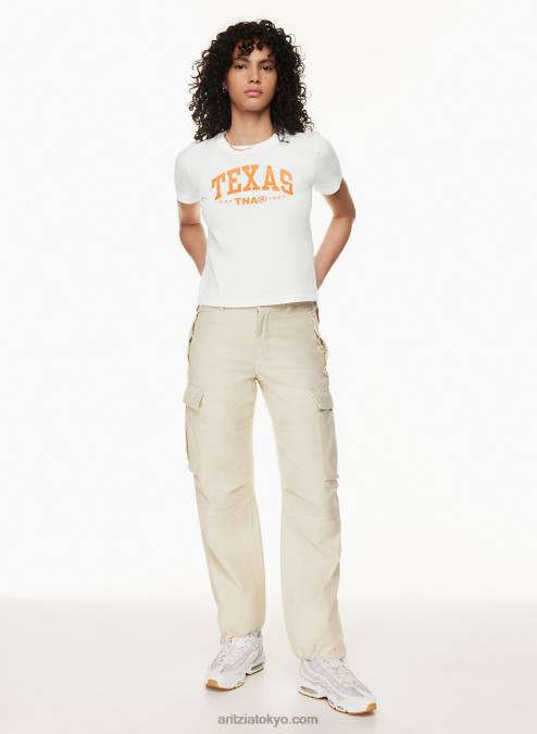 コットンジャージーTシャツ P2L801117 アリツィア モットーTシャツ