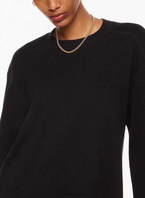 リラックス ワッフル Tシャツ P2L801148 アリツィア ベイリー ロングスリーブ