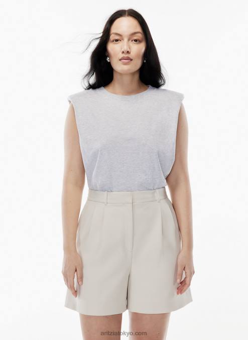 ショルダーパッド付きクルーネックTシャツ P2L801152 Aritzia Shoulder Pad Tank