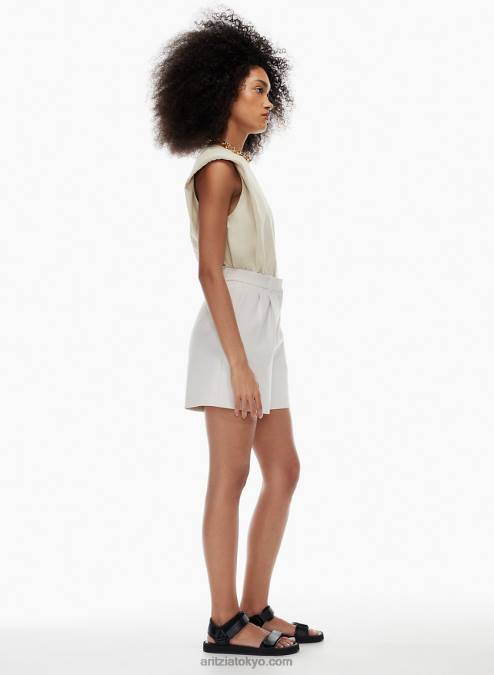 ショルダーパッド付きクルーネックTシャツ P2L801154 Aritzia Shoulder Pad Tank