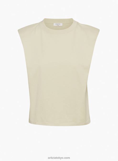 ショルダーパッド付きクルーネックTシャツ P2L801154 Aritzia Shoulder Pad Tank