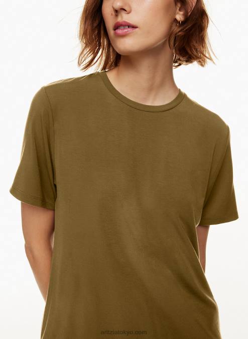 クルーネックTシャツ P2L801255 アリツィア メインステイ Tシャツ