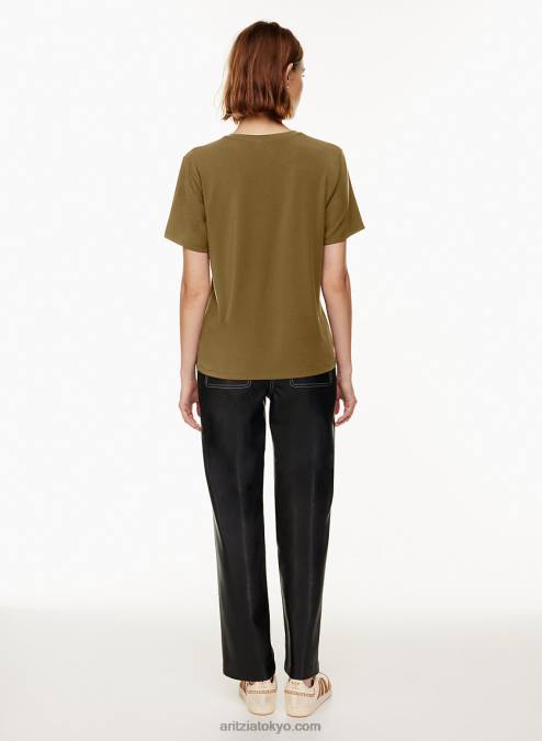 クルーネックTシャツ P2L801255 アリツィア メインステイ Tシャツ