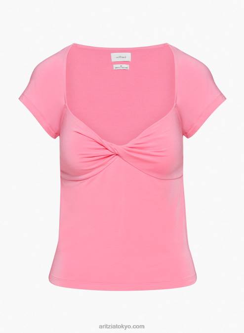 ツイストフロント Tシャツ P2L801285 アリツィア ヴィーナス トップス