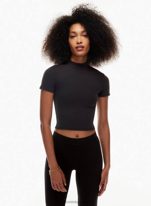 リブ モックネック Tシャツ P2L801330 Aritzia Formarib モックネック T シャツ