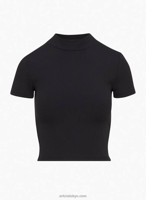 リブ モックネック Tシャツ P2L801330 Aritzia Formarib モックネック T シャツ