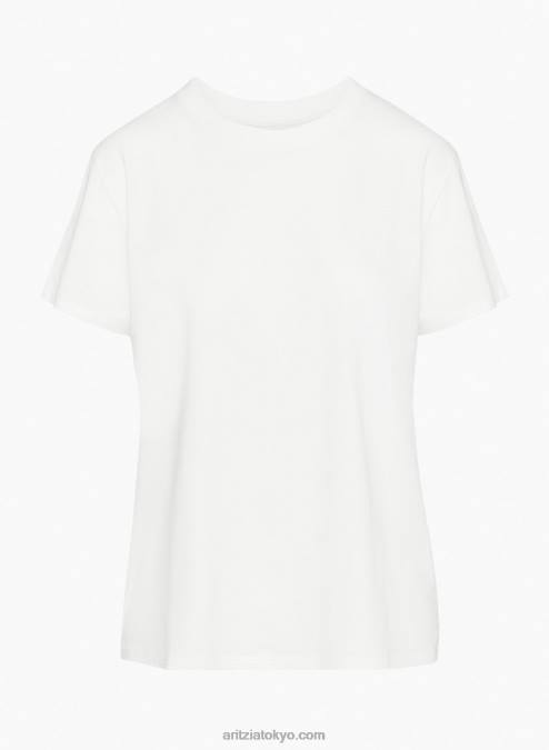 オーバーサイズ クルーネック ピマコットン Tシャツ P2L801362 アリツィア ファンデーション リラックスヒップ Tシャツ